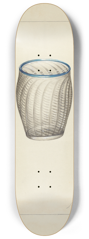 Anna Aloisi - Blown Glass 8.25 inch art skate deck
