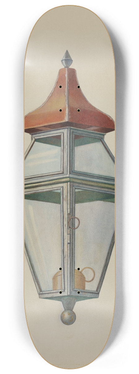 Leslie Macklem - Bracket Lamp 8.25 inch art skate deck