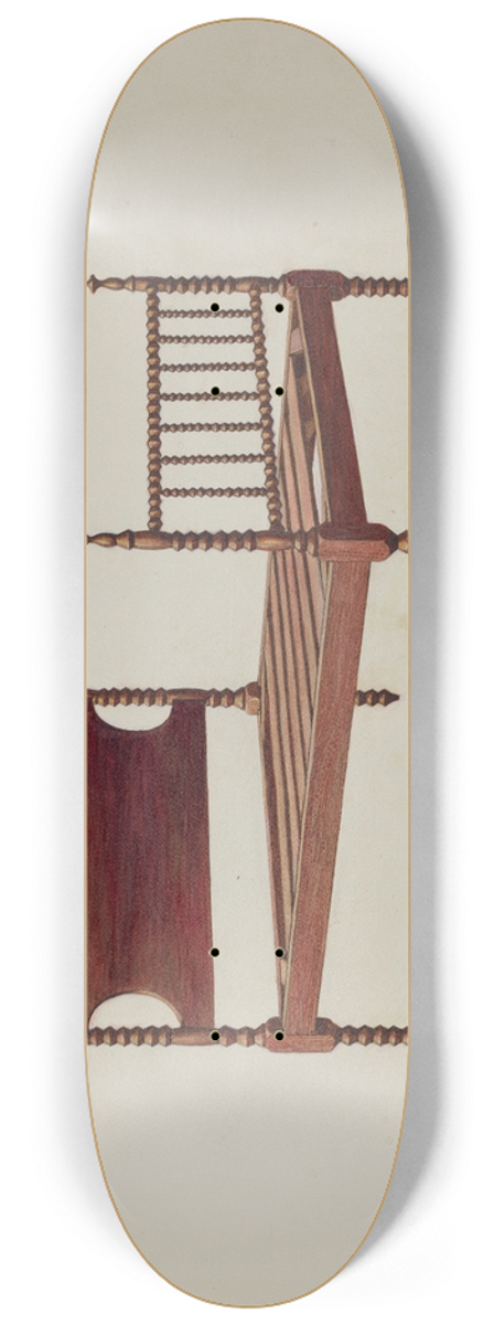 Leslie Macklem - Doll Cradle 8.25 inch art skate deck