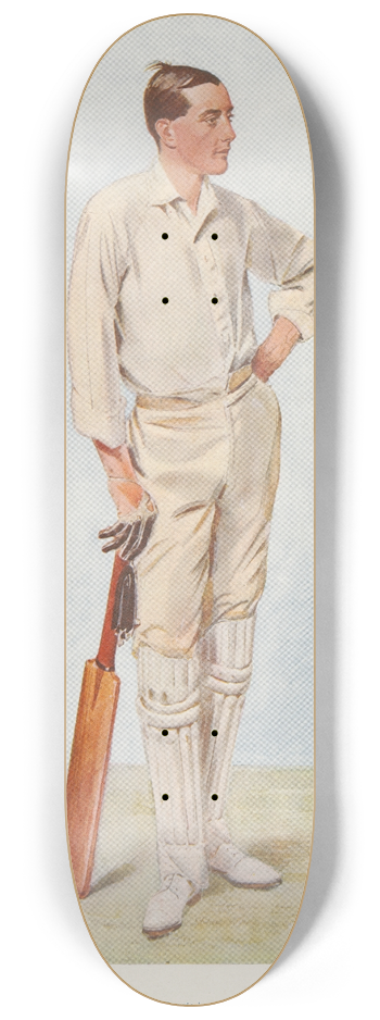 Leslie Matthew Ward - Cricket. Reggie. Reginald Herbert Spooner. 18 June 1906 8.25 inch art skate deck