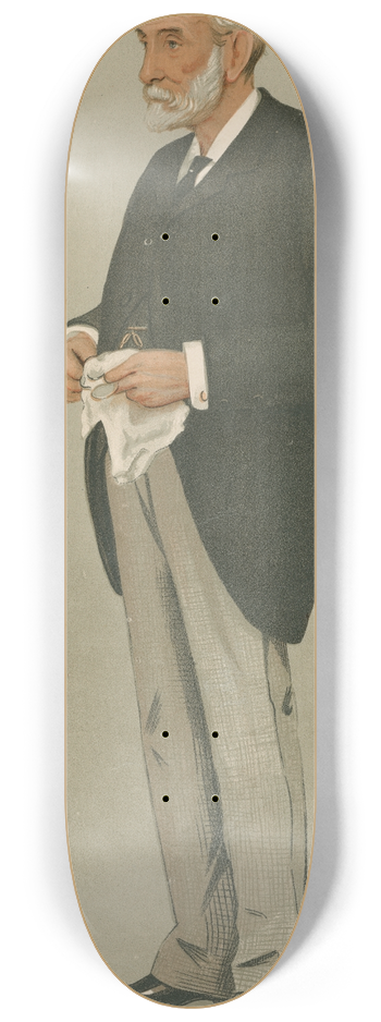 Leslie Matthew Ward - Policemen; Marlborough Street, Mr. James Lennox Hannay, December 22, 1898 8.25 inch art skate deck