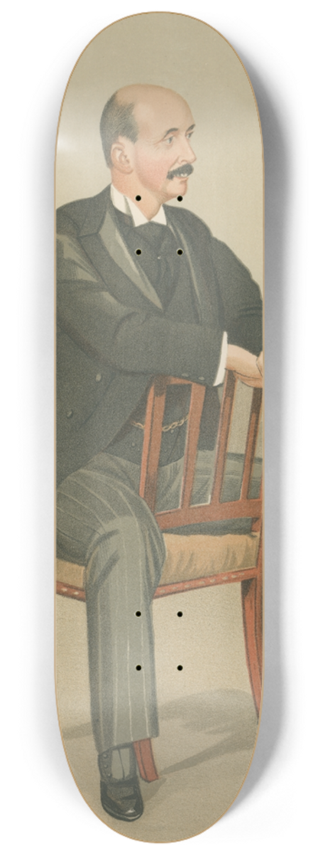 Leslie Matthew Ward - Politicians  A Chartered Administrator. Earl Grey. April 28, 1898 8.25 inch art skate deck