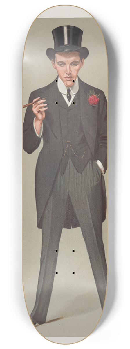 Leslie Matthew Ward - Politicians  A Successful First Speech. Moab is my Washpot. Mr. F.E. Smith. 16 January 1907 8.25 inch art skate deck