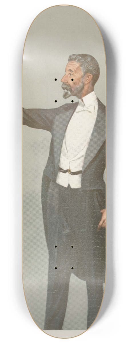 Leslie Matthew Ward - Politicians  Australia. The Hon. Alfred Deakin. September 2, 1908 8.25 inch art skate deck