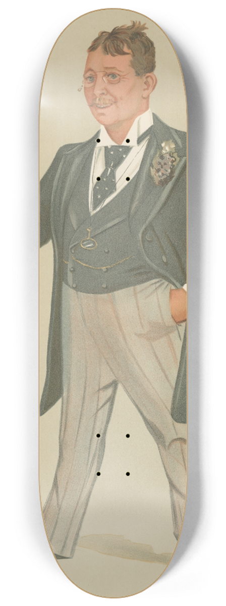 Leslie Matthew Ward - Politicians  Barney. Mr. Barnett I. Barnato. February 14, 1895 8.25 inch art skate deck