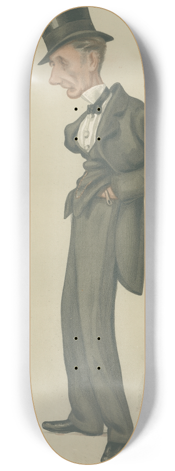 Leslie Matthew Ward - Politicians  Chorus. Admiral Sir William Edmonstone. March 8, 1879 8.25 inch art skate deck