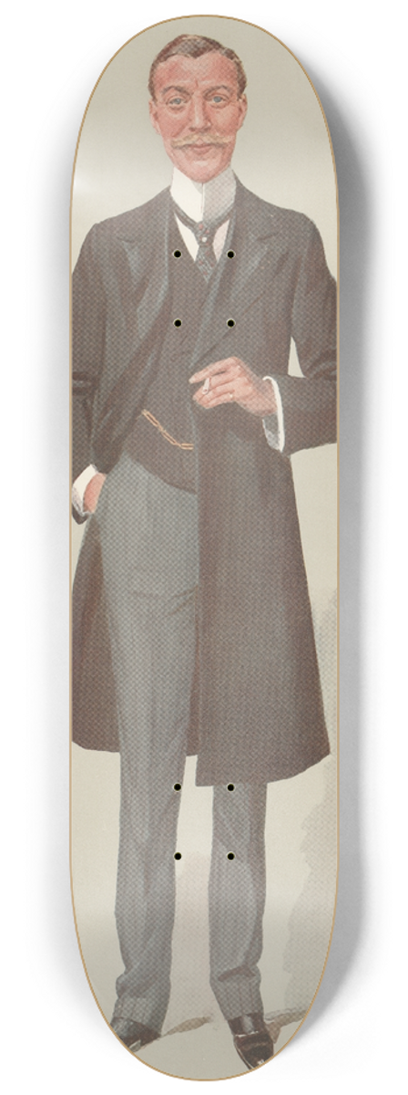 Leslie Matthew Ward - Politicians  East St. Pancras. Mr. Hugh Cecil. 23 October 1907 8.25 inch art skate deck