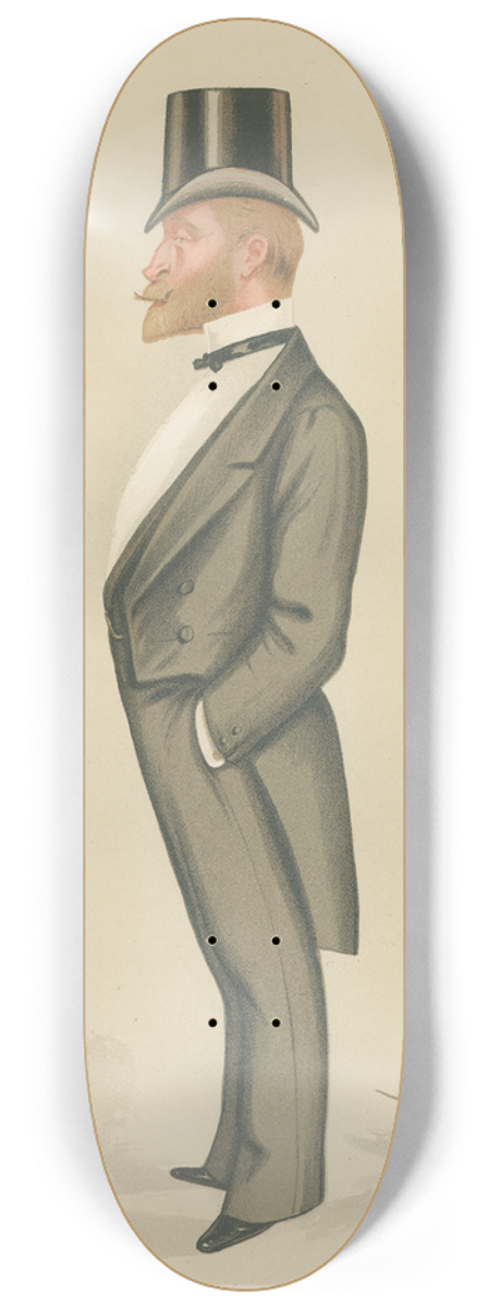 Leslie Matthew Ward - Politicians  gentle and liberal. The Hon. Frederick Stephen Archibald Hanbury-Tracy. May 17, 1896 8.25 inch art skate deck