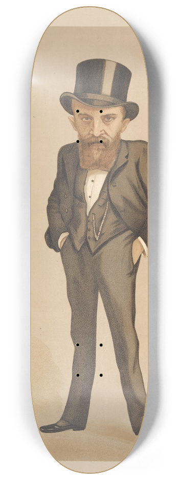 Leslie Matthew Ward - Politicians  loyal and patriotic. Mr. Thomas Wallace Russell. 24 March 1888 8.25 inch art skate deck