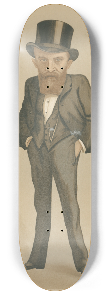 Leslie Matthew Ward - Politicians; Loyal and Patriotic, Mr. Thomas Wallace Russell, March 24, 1888 8.25 inch art skate deck