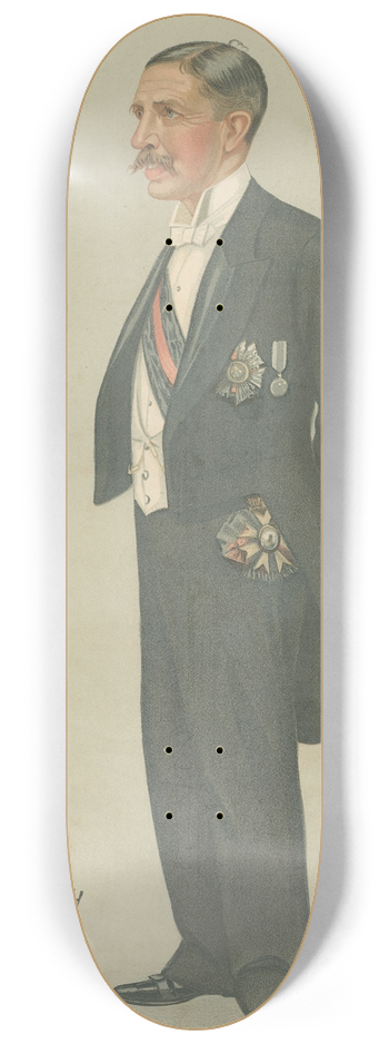 Leslie Matthew Ward - Politicians  natal. The Hon Sir Walter Francis Hely-Hutchinson. July 7, 1898 8.25 inch art skate deck