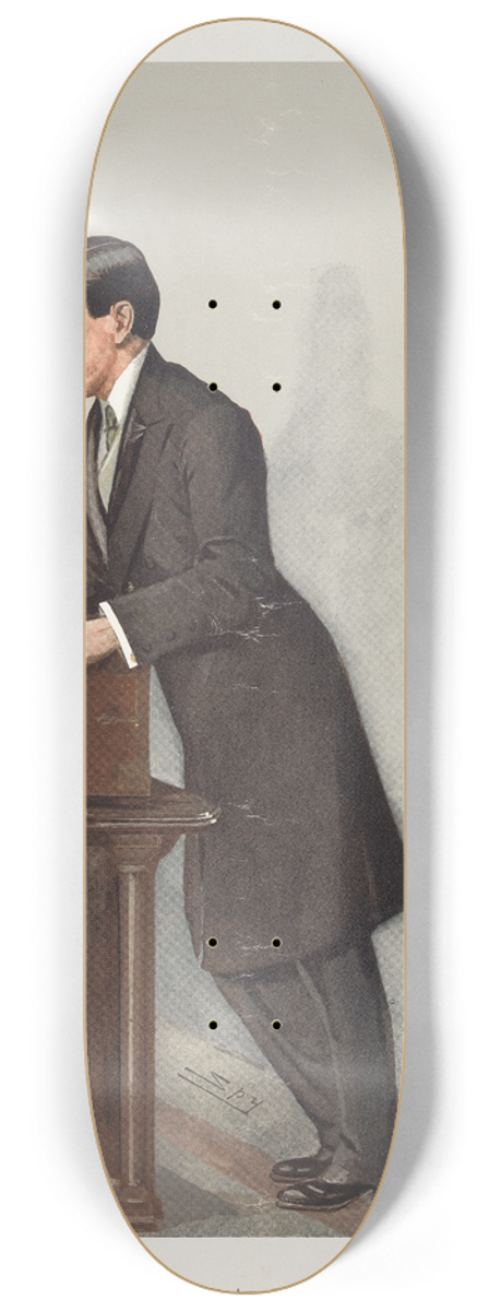 Leslie Matthew Ward - Politicians  Our Army Critic. Mr. Arthur Hamilton Lee. 23 January 1907 8.25 inch art skate deck
