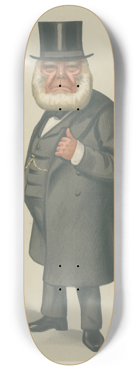 Leslie Matthew Ward - Politicians  Peace. Mr. Henry Richard. 4 September 1880 8.25 inch art skate deck