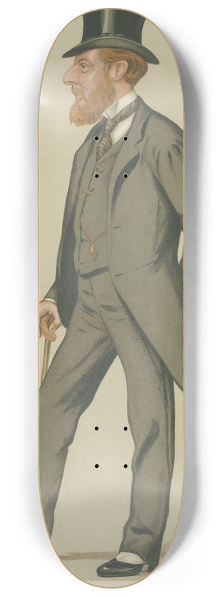 Leslie Matthew Ward - Politicians  Sheep. The Earl of Seafield. 29 September 1883 8.25 inch art skate deck