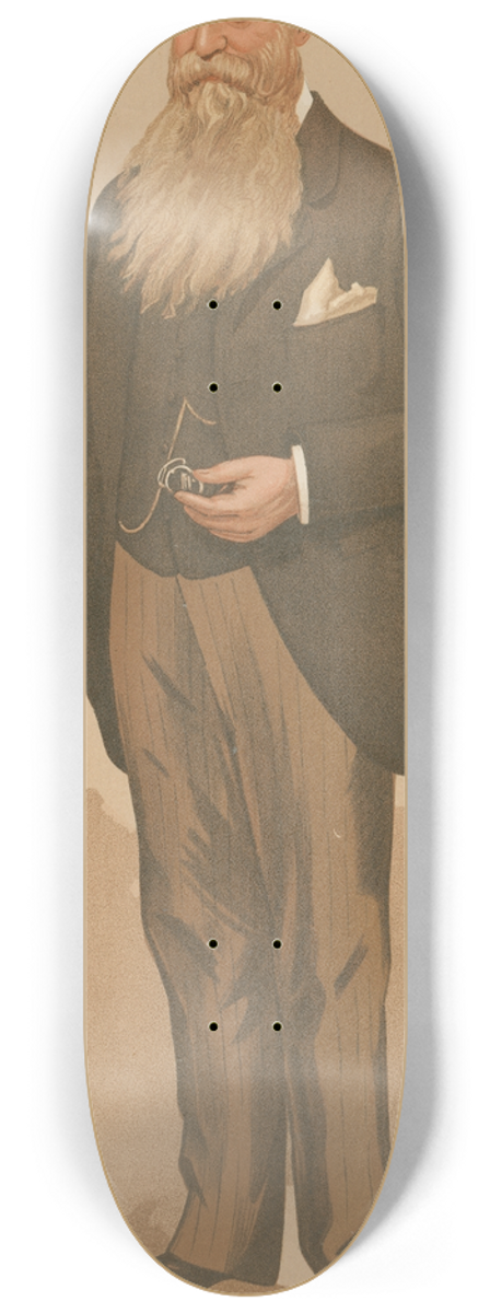 Leslie Matthew Ward - Politicians  The Cape High Commissioner. Sir Henry Brougham Loch. 5 July 1894 8.25 inch art skate deck