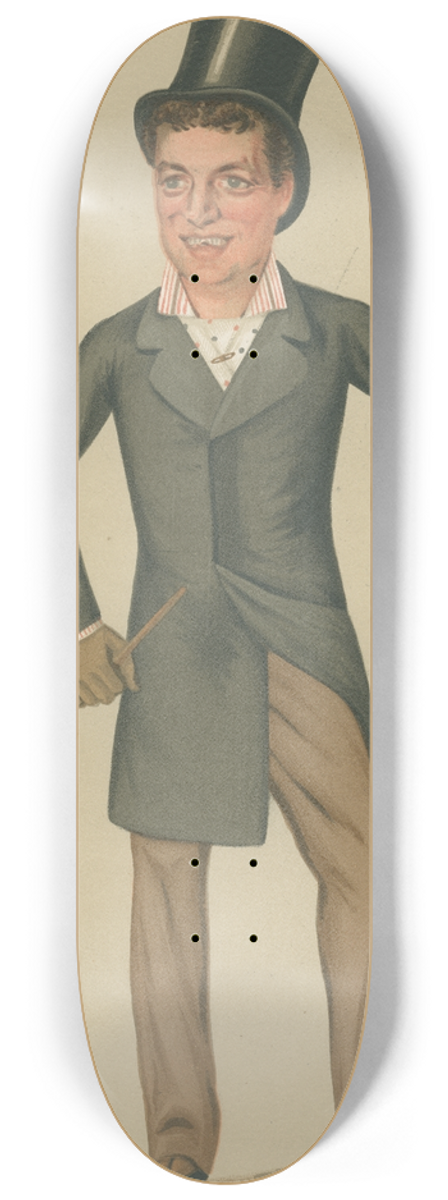 Leslie Matthew Ward - Politicians  The Little Rascal. Lord Charles William de la Poer Beresford. August 12, 1876 8.25 inch art skate deck