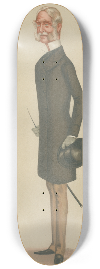 Leslie Matthew Ward - Politicians  The Lord Chamberlain. The Marquess of Hertferd. 7 April 1877 8.25 inch art skate deck