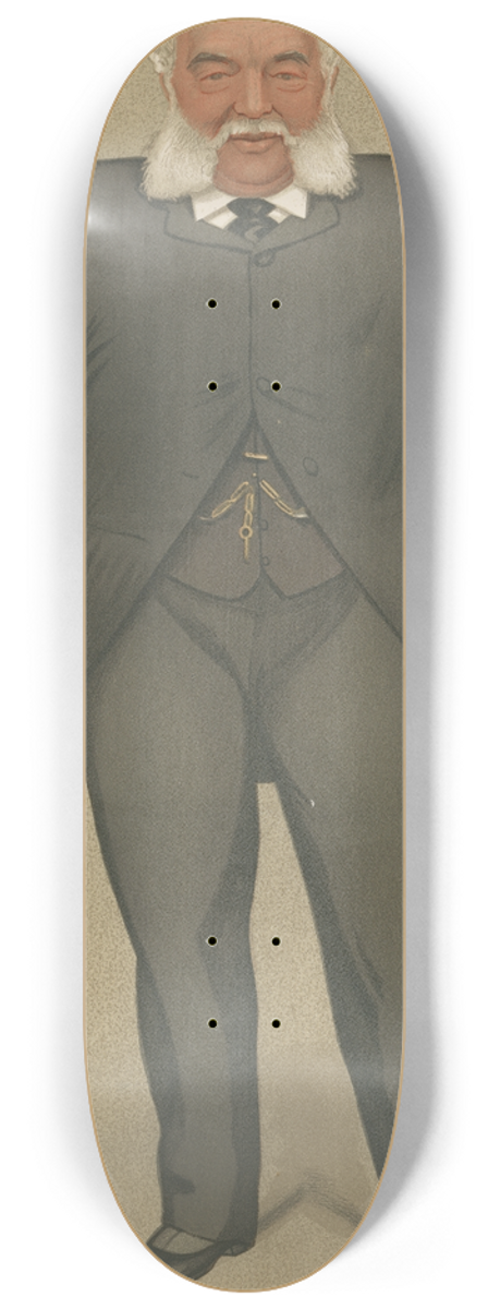 Leslie Matthew Ward - Politicians  The Whitehead Torpedo. Mr. John William MaClure. 22 October 1892 8.25 inch art skate deck