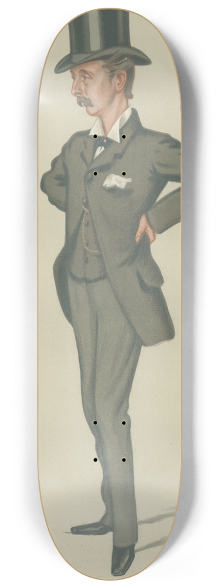 Leslie Matthew Ward - Politicians  The young man. The Hon. Edward Stanhope. 12 April 1879 8.25 inch art skate deck