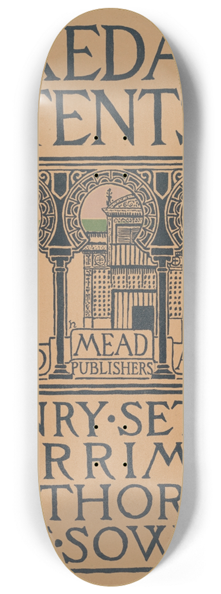 L. Fred Hurd - In Kedars tents, Henry Seton Merriman 8.25 inch art skate deck