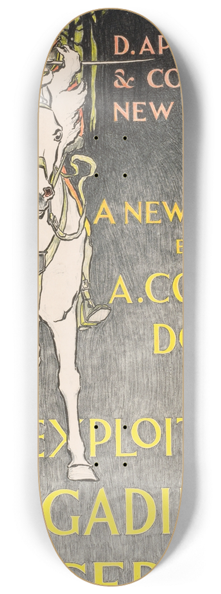 L. Fred Hurd - The Exploits of Brigadier Gerard 8.25 inch art skate deck