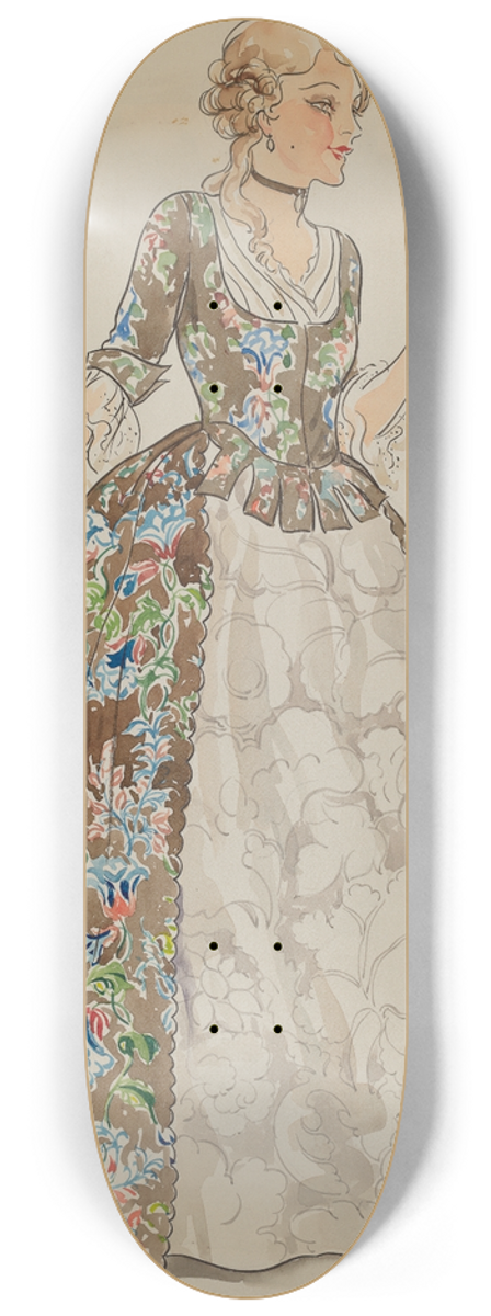 Lillian Causey - Dress 8.25 inch art skate deck