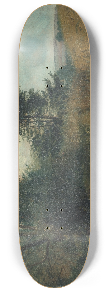 Lionel Constable - View on the River Sid, near Sidmouth 8.25 inch art skate deck