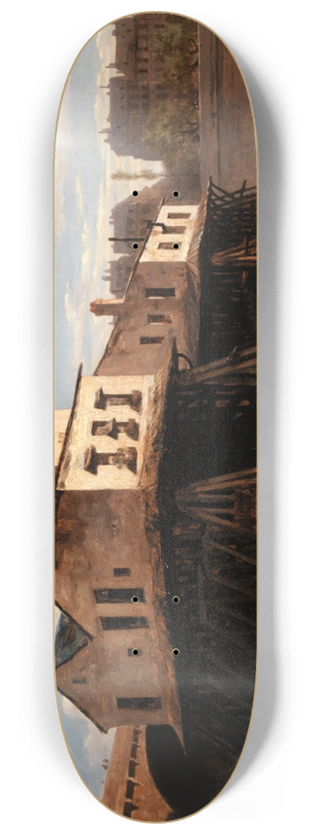 Lon-Auguste Mell - La pompe Notre-Dame 8.25 inch art skate deck