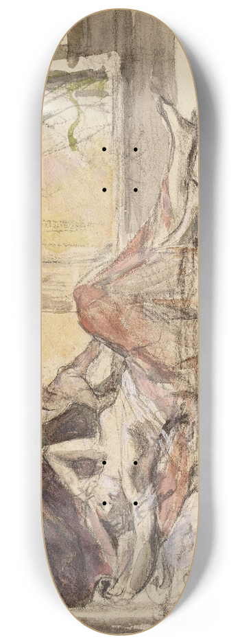 Lon Franois Comerre - Le matin 8.25 inch art skate deck