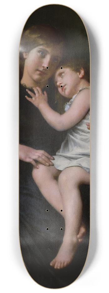 Lon-Jean-Basile Perrault - A Warm Embrace 8.25 inch art skate deck