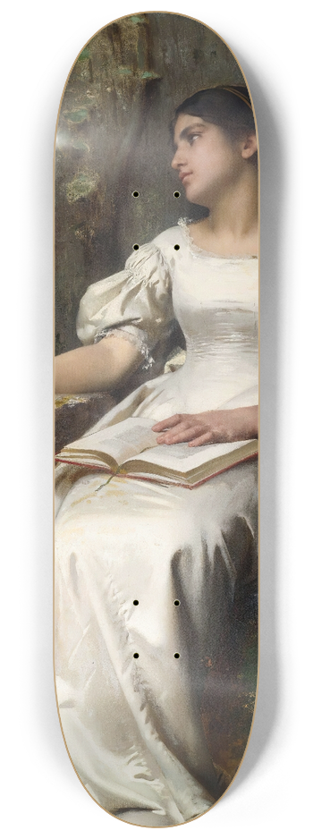 Lon-Jean-Basile Perrault - Meditation 8.25 inch art skate deck