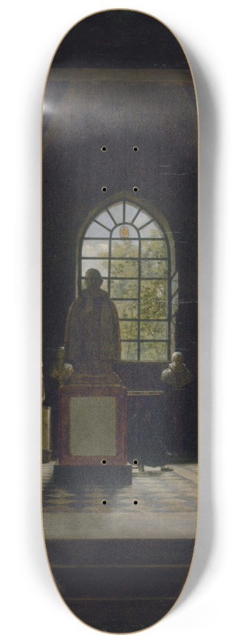 Lon-Mathieu Cochereau - La Salle du XVIIe sicle au muse des Monuments Franais 8.25 inch art skate deck