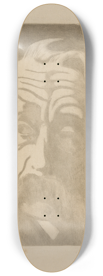 Lon Spilliaert - Portret van Emile Verhaeren 8.25 inch art skate deck