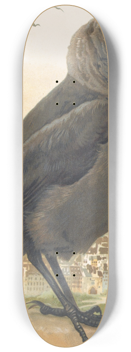 Lo-Paul Robert - Choucas (corbeau) 8.25 inch art skate deck