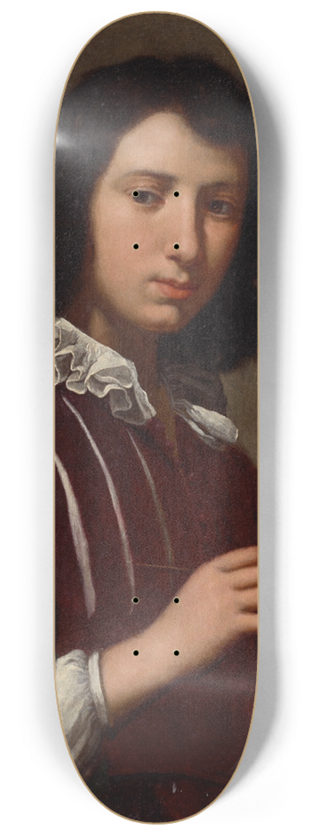 Lorenzo Lippi - Portrait of an artist, half-length, before an easel 8.25 inch art skate deck