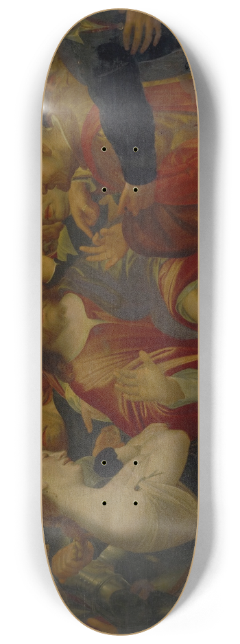 Lorenzo Lotto - Christ And The Adulteress 8.25 inch art skate deck