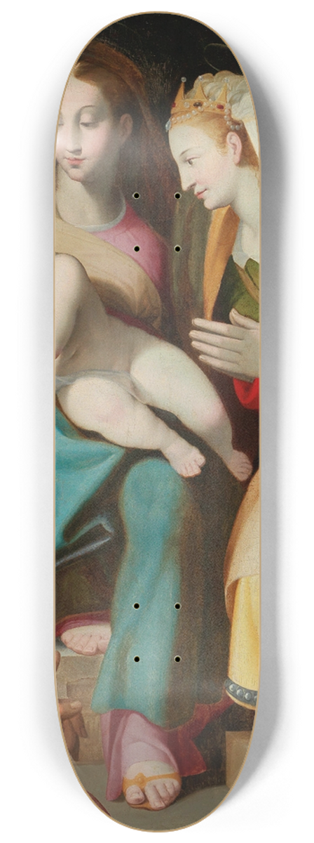 Lorenzo Sabatini - The Mystical Marriage Of Saint Catherine 8.25 inch art skate deck