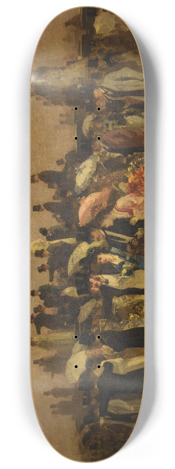 Louis Abel-Truchet - Elegant Women At The Races 8.25 inch art skate deck
