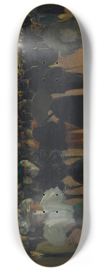 Louis Abel-Truchet - La fte forain, place pigalle 8.25 inch art skate deck