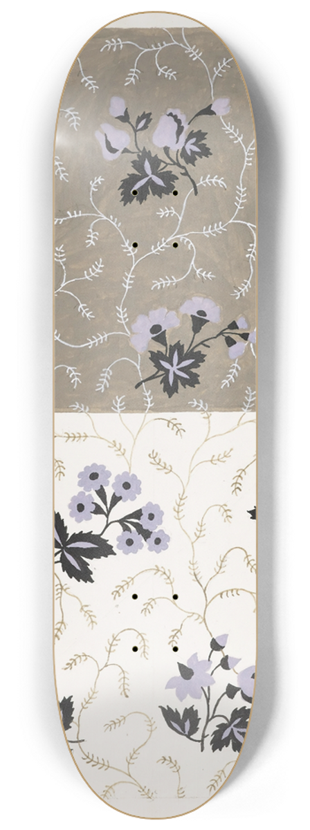 Louis-Albert DuBois - Design for a Printed Textile 8.25 inch art skate deck