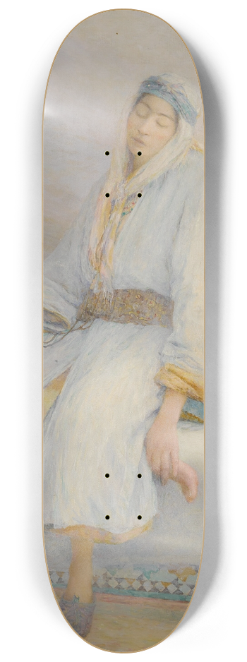 Louis Auguste Girardot - A Moroccan in Repose 8.25 inch art skate deck