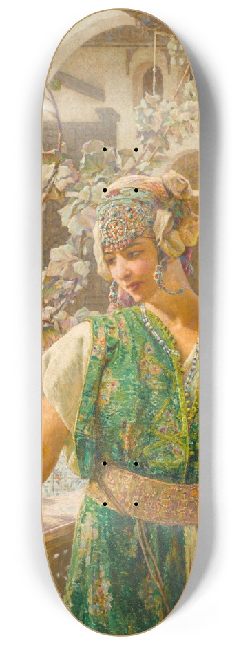 Louis Auguste Girardot - The Algerian Bride 8.25 inch art skate deck