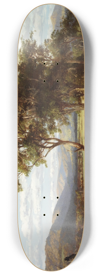 Louis Buvelot - At Lilydale 8.25 inch art skate deck