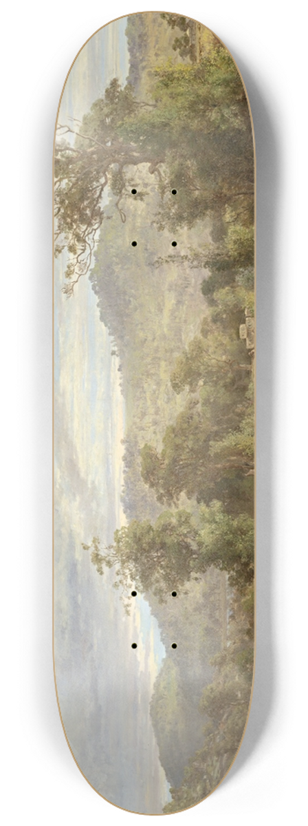 Louis Buvelot - Between Tallarook and Yea 8.25 inch art skate deck