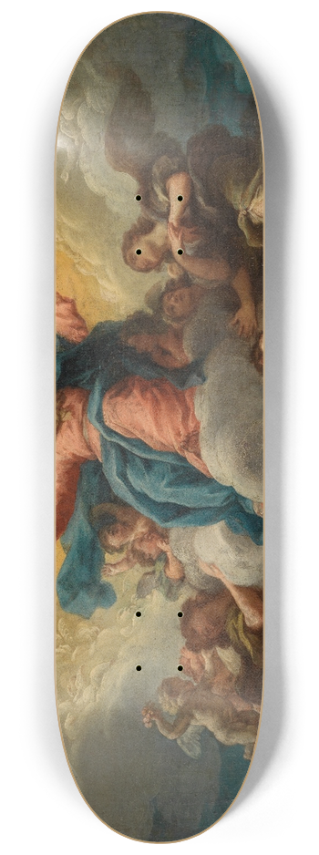 Louis de Boullogne - Himmelfahrt Maria 8.25 inch art skate deck