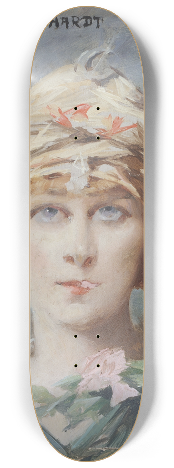 Louise Abbma - Portrait de Sarah Bernhardt (1844-1923), dans le rle dAdrienne Lecouvreur 8.25 inch art skate deck
