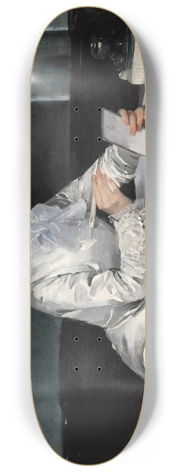 Louise Abbma - Portrait of Rene Delmas de Pont-Jest 8.25 inch art skate deck