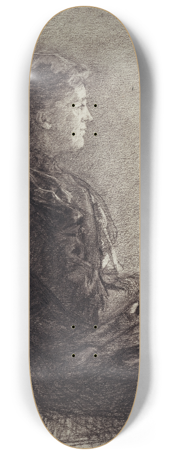 Louis Eysen - Bildnis der Tante Mary Eysen 8.25 inch art skate deck