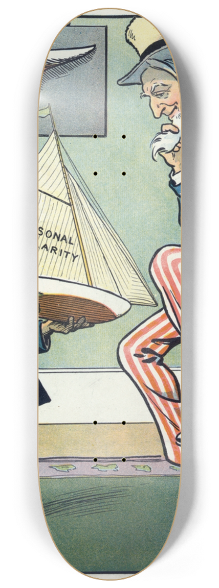 Louis Glackens - The same old model 8.25 inch art skate deck