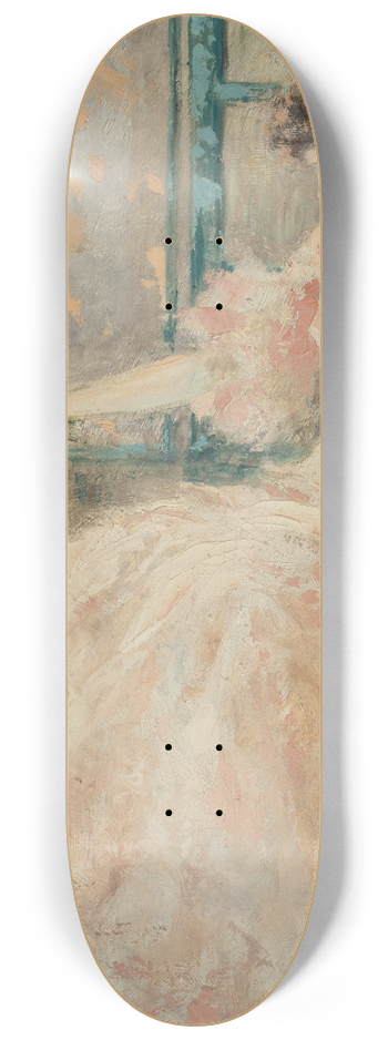 Louis Icart - Femme Pensive 8.25 inch art skate deck